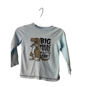 Old Navy Y2K Dinosaur Shirt Size 5T Boys Long Sleeve